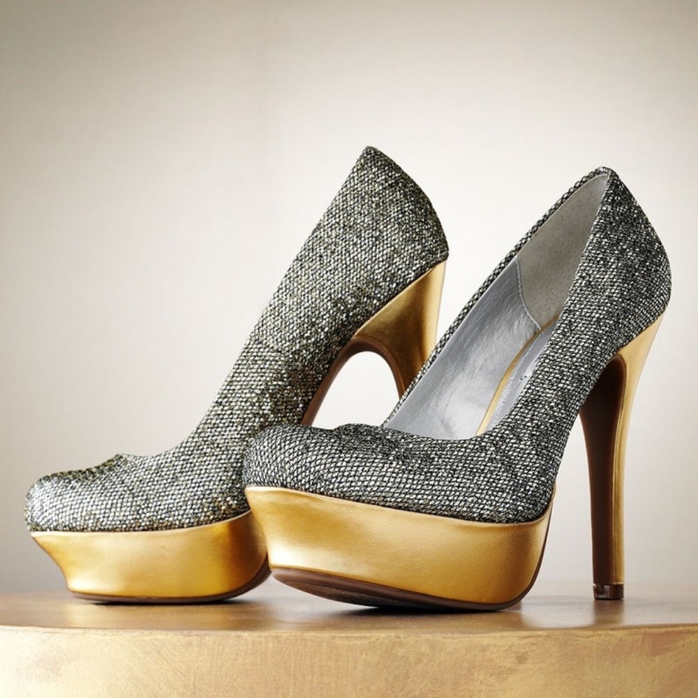 Jennifer Lopez Shoes JL Marilynn Glitter Size 9M